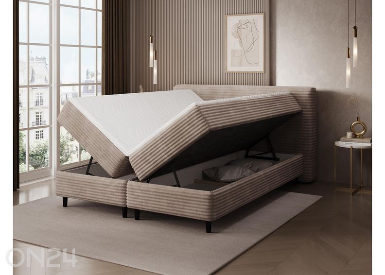 Kontinenttisänky säilytyslaatikolla Cortiko 140×200 cm kuvasuurennos