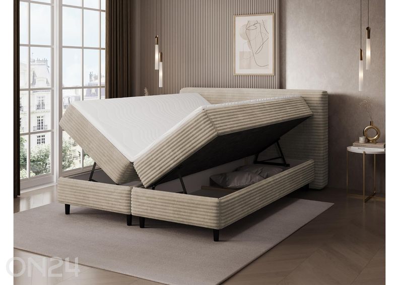 Kontinenttisänky säilytyslaatikolla Cortiko 140×200 cm kuvasuurennos