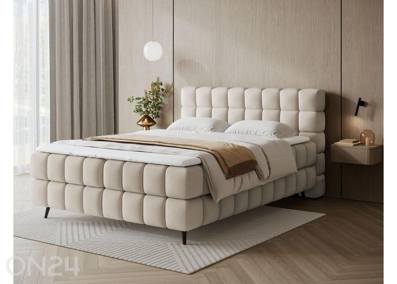 Kontinenttisänky säilytyslaatikolla Sabeno 140×200 cm kuvasuurennos