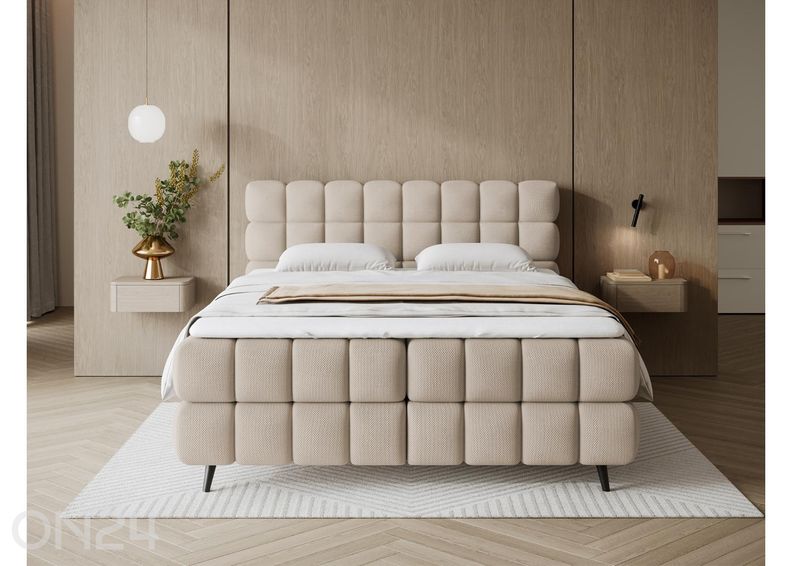 Kontinenttisänky säilytyslaatikolla Sabeno 140×200 cm kuvasuurennos