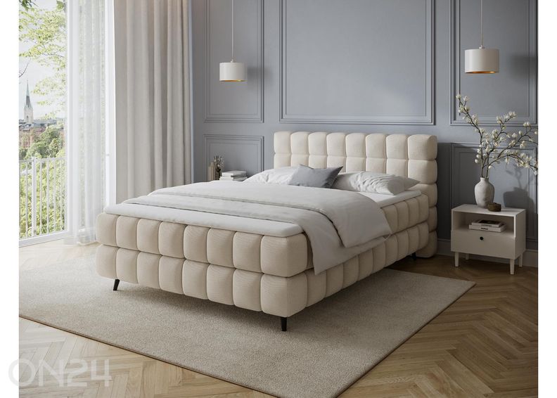 Kontinenttisänky säilytyslaatikolla Sabeno 140×200 cm kuvasuurennos