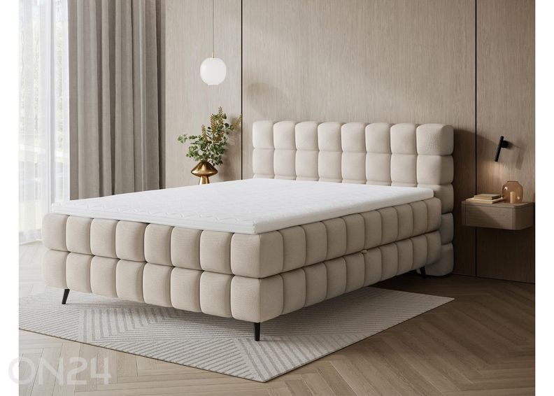 Kontinenttisänky säilytyslaatikolla Sabeno 140×200 cm kuvasuurennos