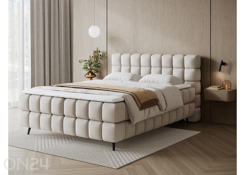 Kontinenttisänky säilytyslaatikolla Sabeno 140×200 cm kuvasuurennos