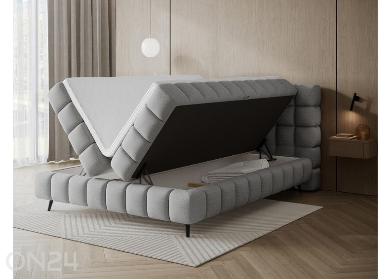 Kontinenttisänky säilytyslaatikolla Sabeno 140×200 cm kuvasuurennos