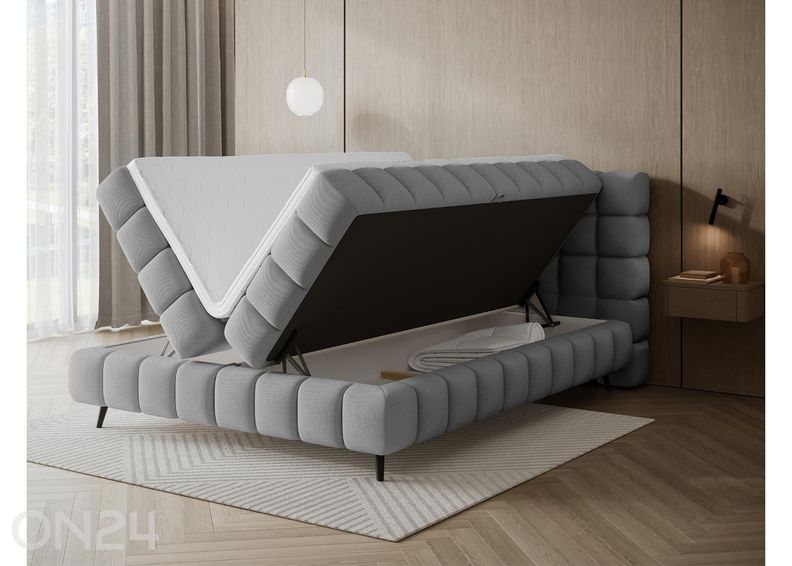 Kontinenttisänky säilytyslaatikolla Sabeno 140×200 cm kuvasuurennos