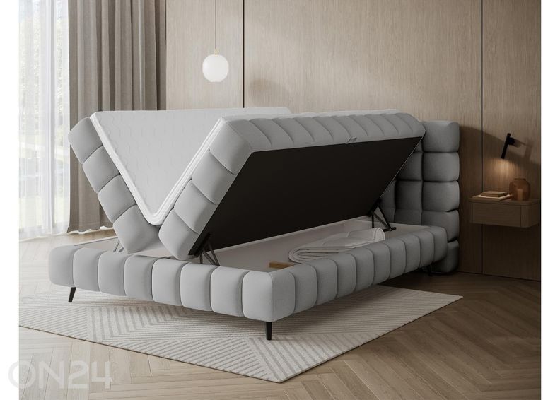 Kontinenttisänky säilytyslaatikolla Sabeno 140×200 cm kuvasuurennos