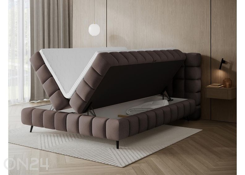 Kontinenttisänky säilytyslaatikolla Sabeno 140×200 cm kuvasuurennos