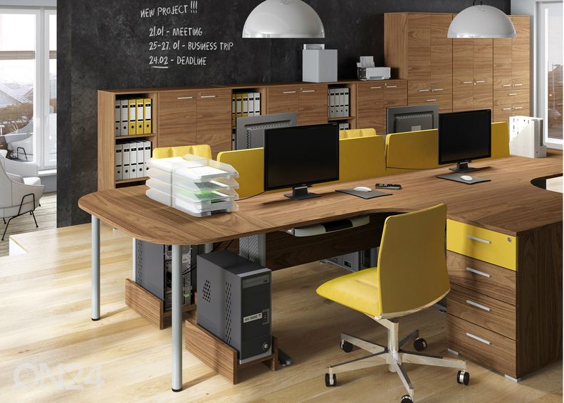 Konttoripöydän jatko-osa 134,8 cm kuvasuurennos