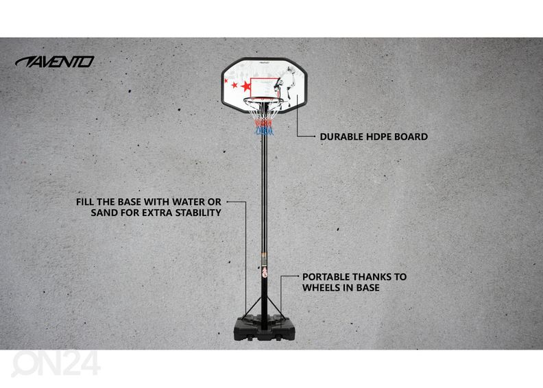 Koripalloteline Dunk Avento kuvasuurennos