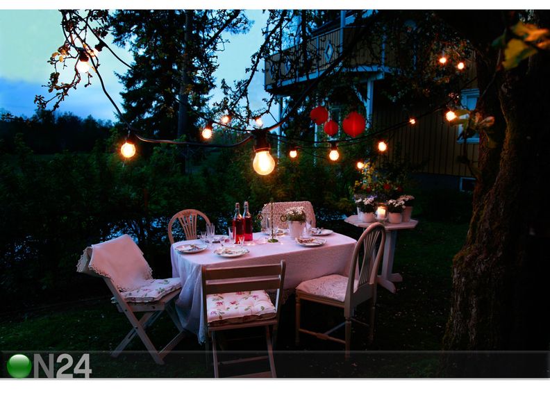 Koristeellinen LED-lamppu E27 1,6W ulkokäyttöön kuvasuurennos