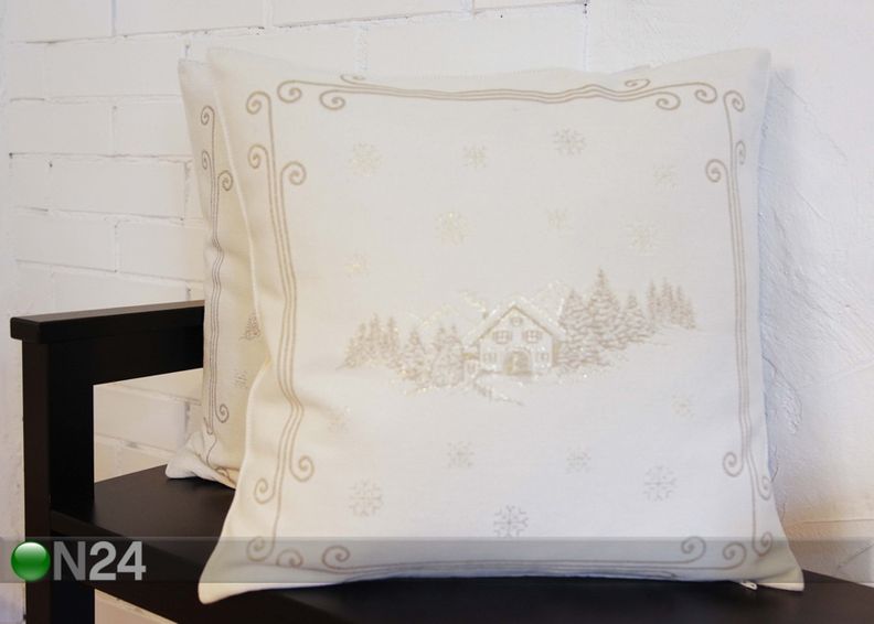 Koristetyyny Chalet Lurex v.4, 45x45 cm kuvasuurennos