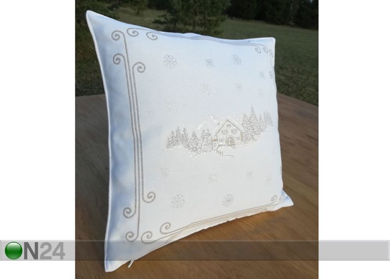 Koristetyyny CHALET LUREX v.6 45x45 cm kuvasuurennos