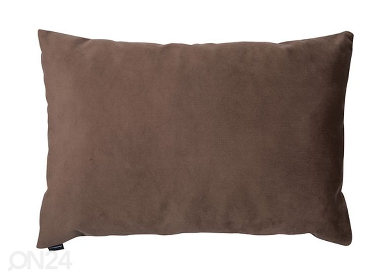 Koristetyyny Velvet Trio Midi beige & ruskea 40x60 cm kuvasuurennos