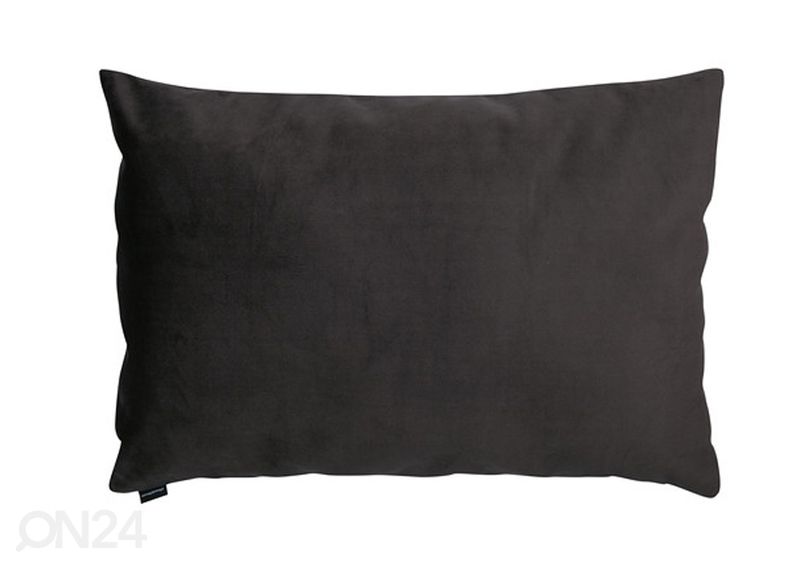 Koristetyyny Velvet Trio Midi harmaa & tummanharmaa 40x60 cm kuvasuurennos