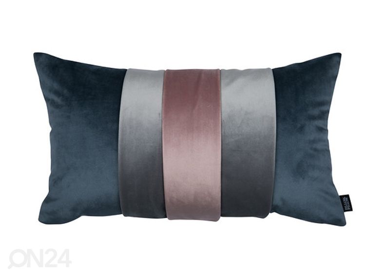 Koristetyyny Velvet Trio Mini tummanharmaa 30x50 cm kuvasuurennos