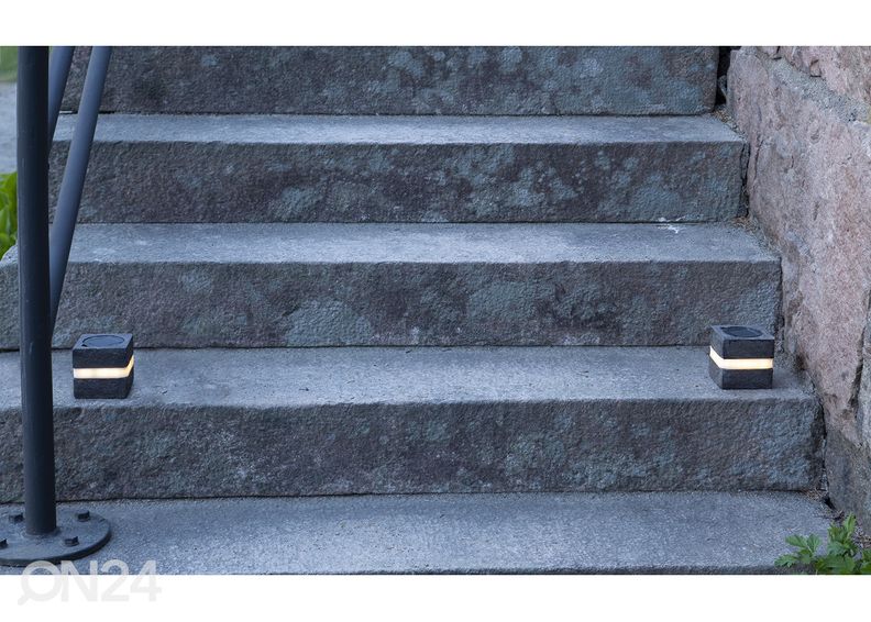 Koristevalaisin aurinkokennolla Stonecube 2 kpl kuvasuurennos