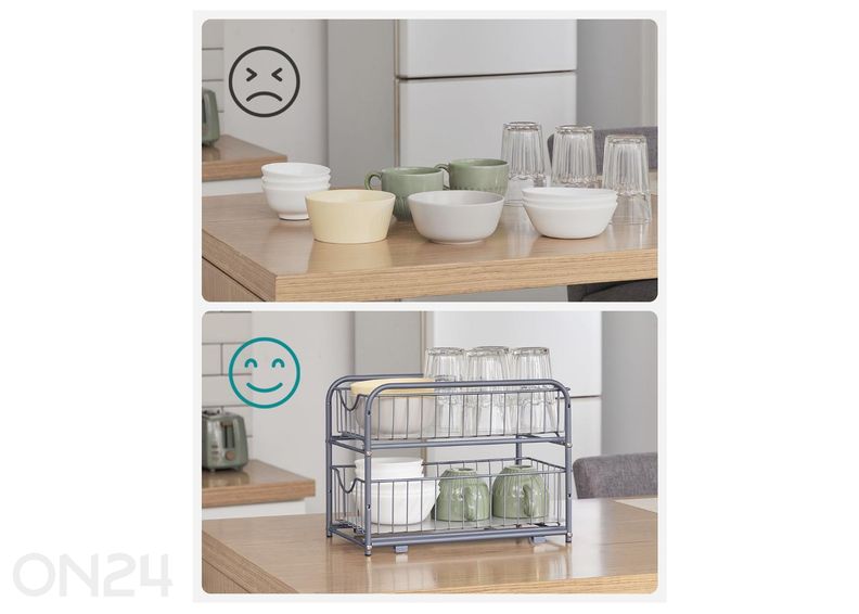 Koriteline keittiökaappiin kuvasuurennos