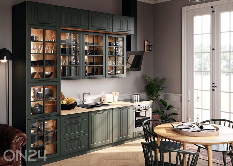 Korkea keittiön kaappi integroitavalle uunille 60x213,7 cm kuvasuurennos