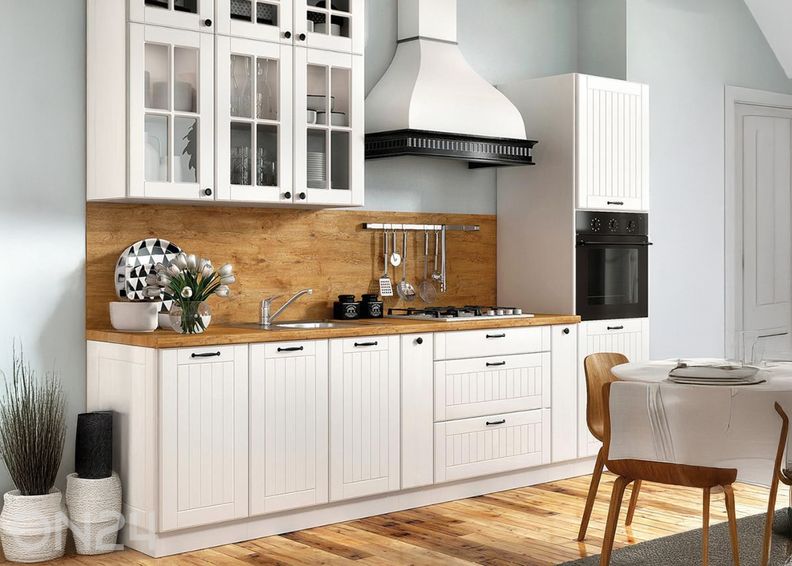 Korkea keittiön kaappi integroitavalle uunille 60x213,7 cm kuvasuurennos