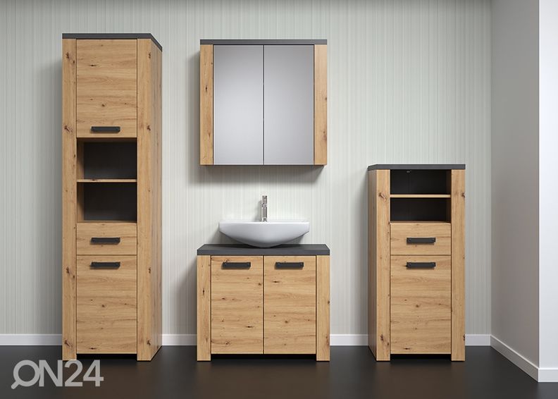 Korkea kylpyhoneen kaappi Follow kuvasuurennos