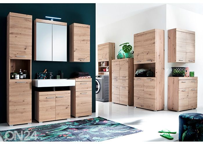 Korkea kylpyhuoneen kaappi Amanda kuvasuurennos