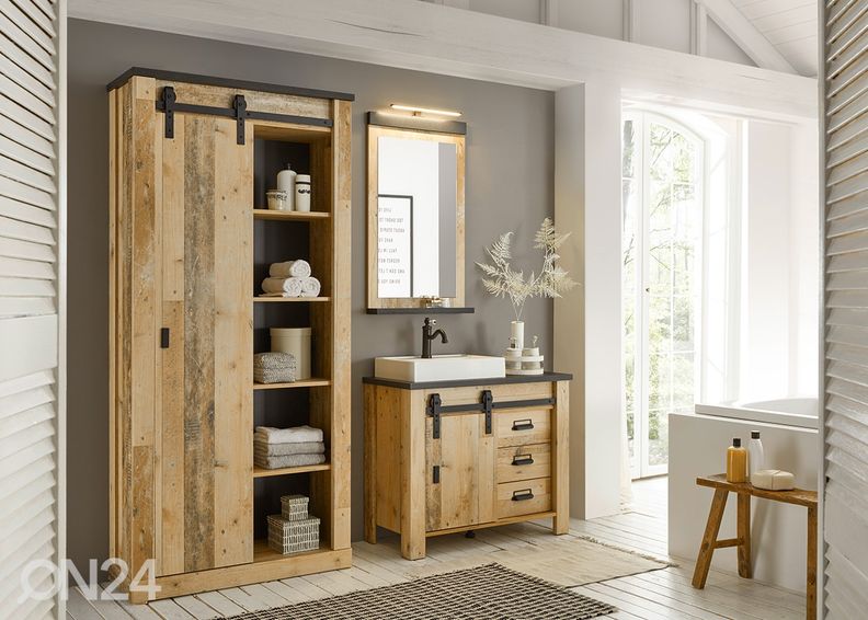 Korkea kylpyhuoneen kaappi Sherwood kuvasuurennos