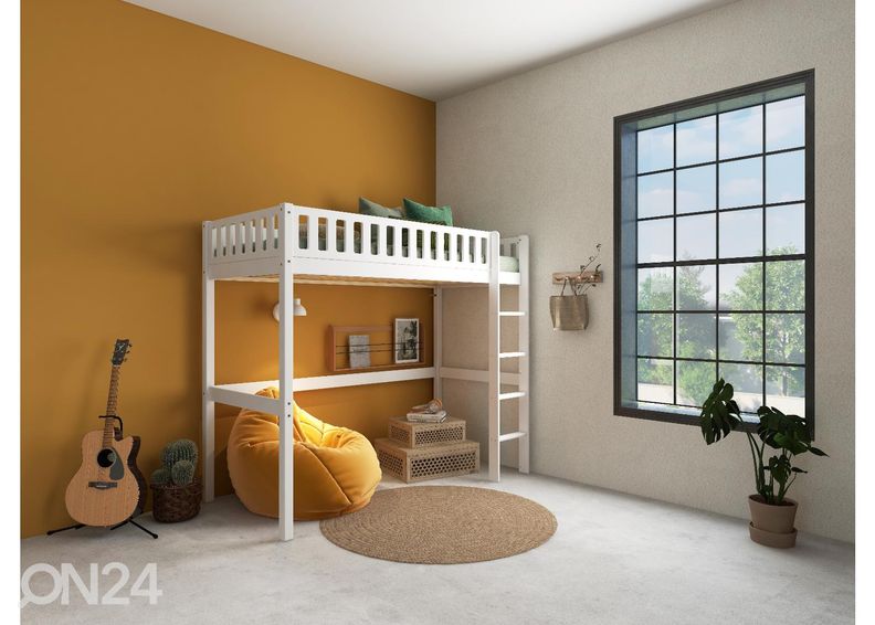 Korkea parvisänky THUKA Viggo, valkoinen kuvasuurennos