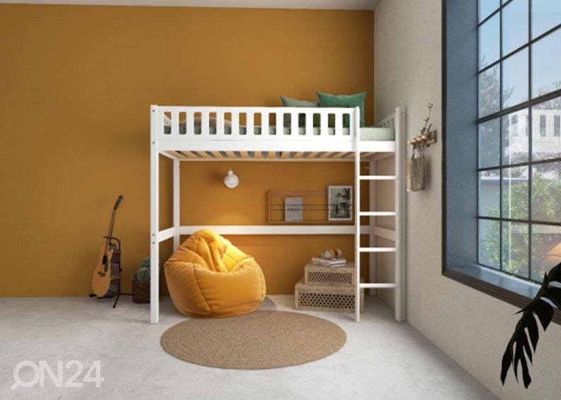 Korkea parvisänky THUKA Viggo, valkoinen kuvasuurennos