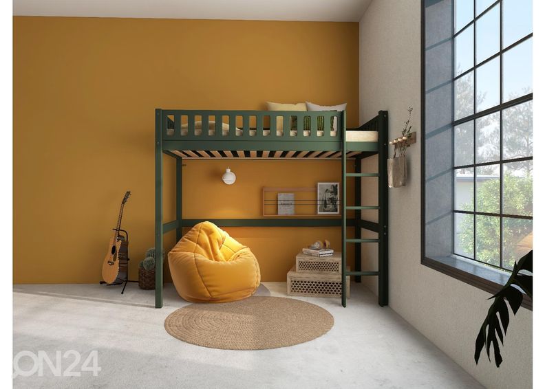 Korkea parvisänky THUKA Viggo, vihreä kuvasuurennos