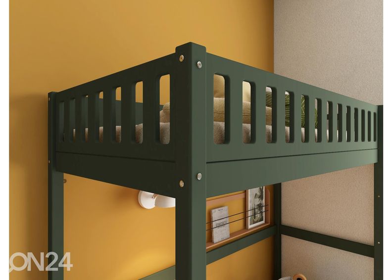 Korkea parvisänky THUKA Viggo, vihreä kuvasuurennos