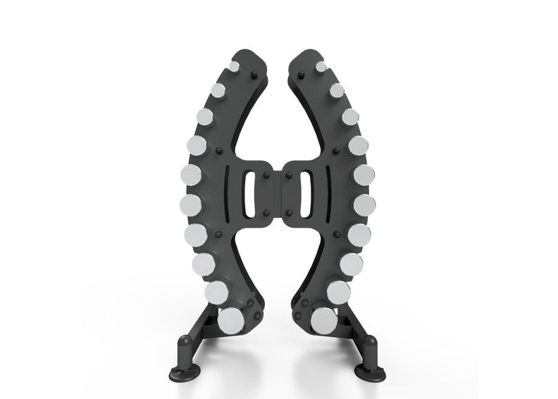 Kormatut käsipainot ja teline 1-10 kg MARBO Sport kuvasuurennos