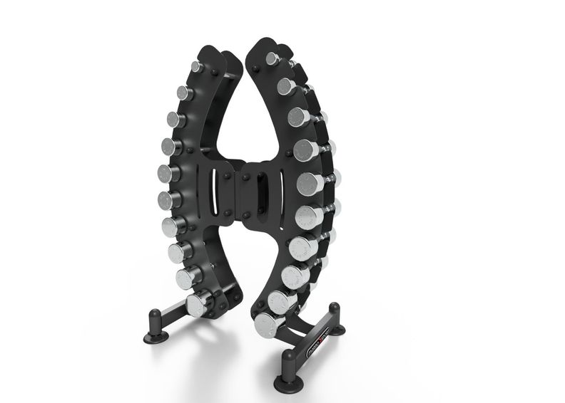 Kormatut käsipainot ja teline 1-10 kg MARBO Sport kuvasuurennos