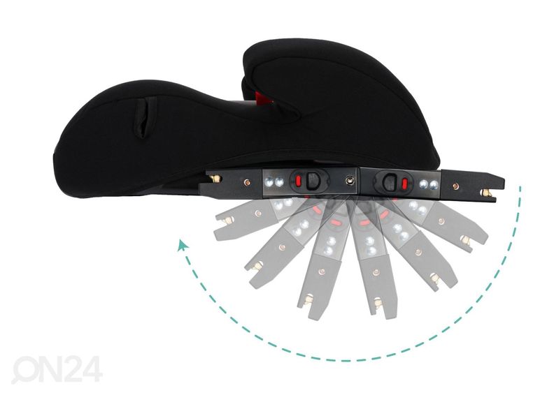 Korokeistuin Isofix harmaa 22-36 kg, Fillikid kuvasuurennos