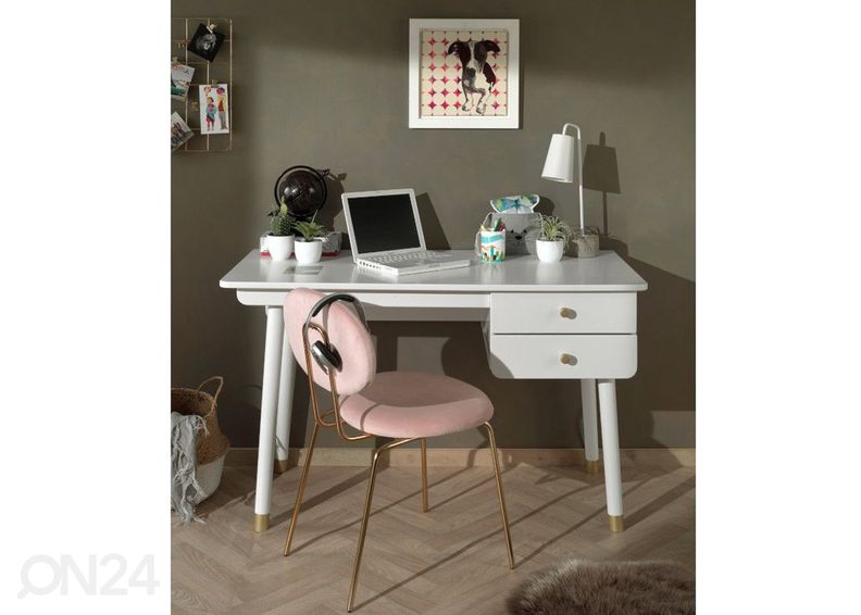 Koulupöytä Billy, valkoinen kuvasuurennos