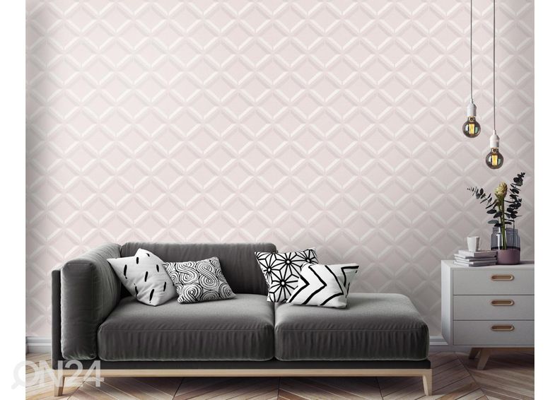 Kuitutapetti Lana Geo kuvasuurennos