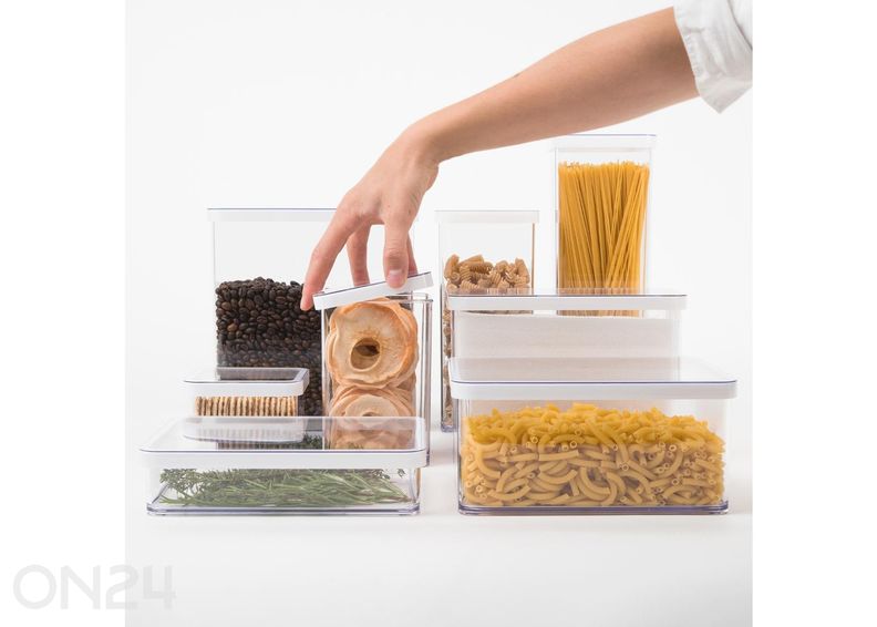 Kuiva-aineiden säiltysastia neliönmuotoinen, Loft 500 ml kuvasuurennos