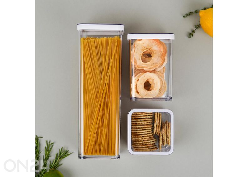 Kuiva-aineiden säiltysastia neliönmuotoinen, Loft 500 ml kuvasuurennos