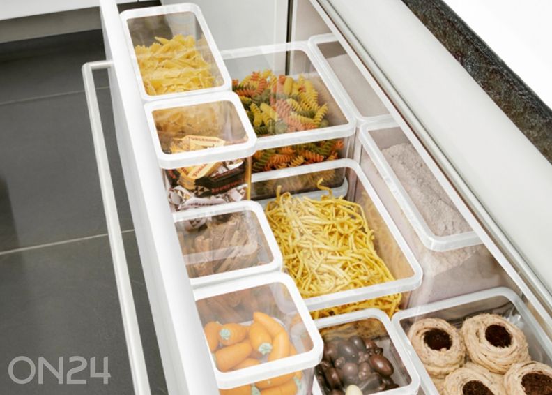 Kuiva-aineiden säiltysastia neliönmuotoinen, Loft 500 ml kuvasuurennos