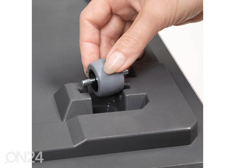 Kukkalaaikko pyörillä Karo Eco, antrasiitti kuvasuurennos