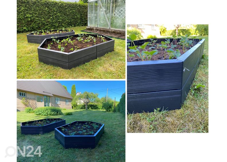 Kukkalaatikko Ergo, puujäljitelmä kuvasuurennos