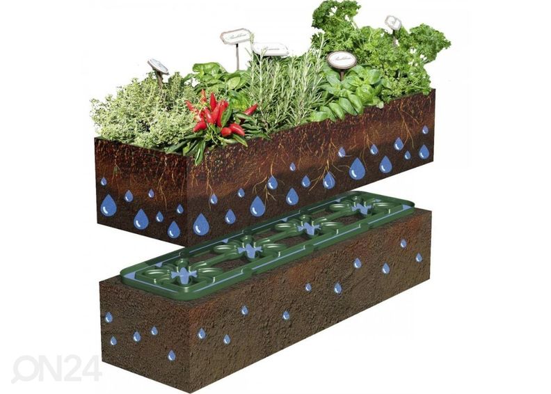 Kukkalaatikko Ergo XL, kivijäljitelmä kuvasuurennos