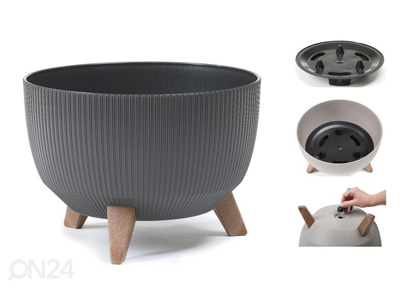 Kukkaruukku jaloilla Roma Jumper Legs Ø 24 cm kuvasuurennos