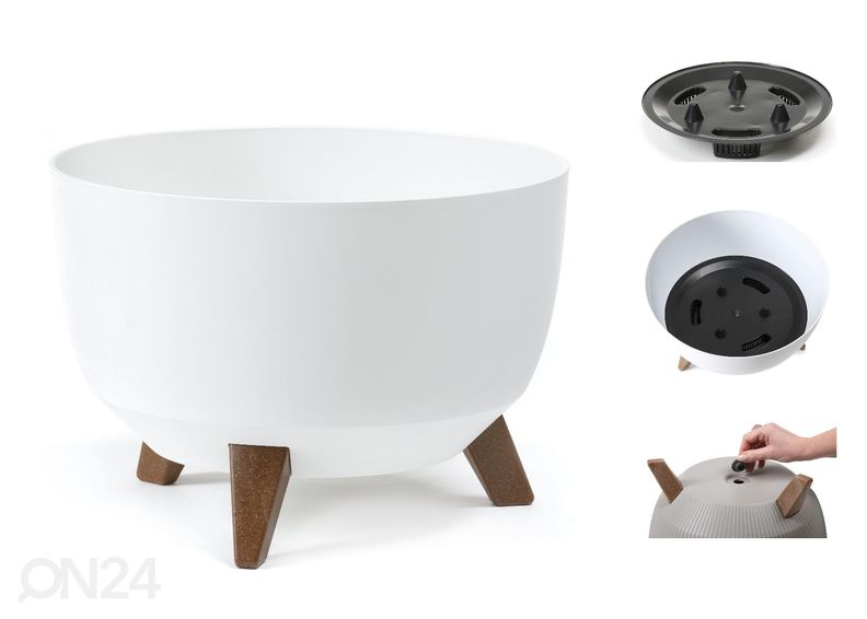 Kukkaruukku jaloilla Roma Legs Ø 29 cm kuvasuurennos