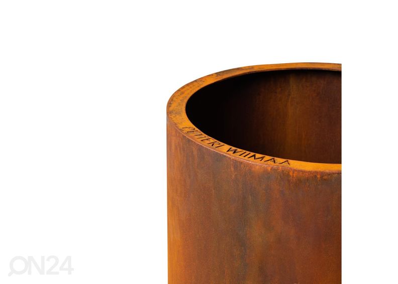 Kukkaruukku terästä Cor-Ten Meri kuvasuurennos