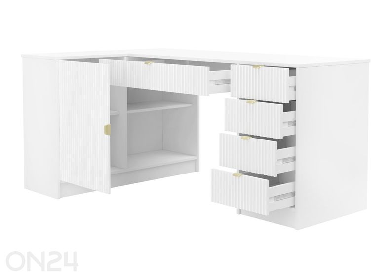 Kulmakirjoituspöytä Tireno kuvasuurennos