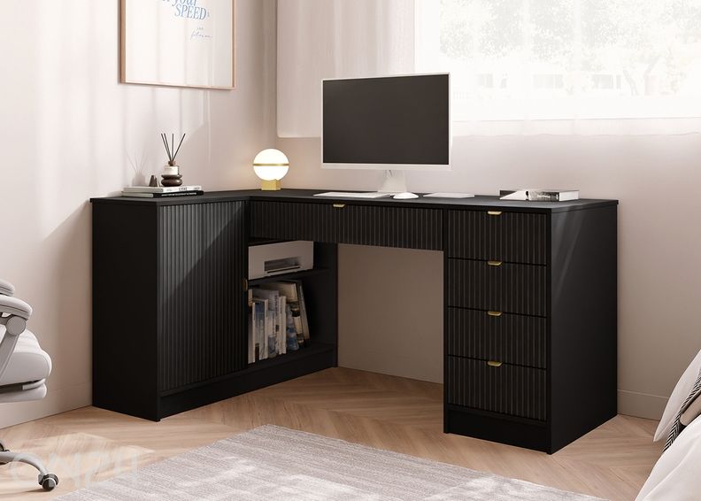 Kulmakirjoituspöytä Tireno kuvasuurennos