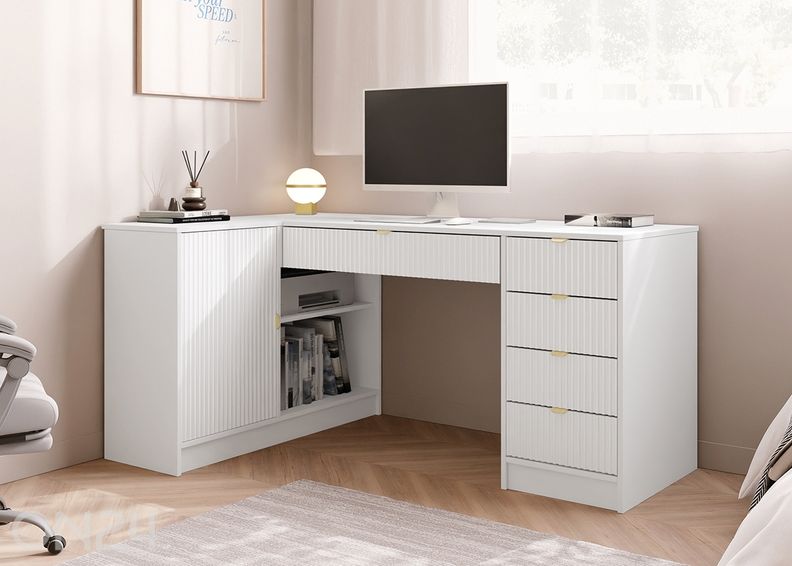 Kulmakirjoituspöytä Tireno kuvasuurennos