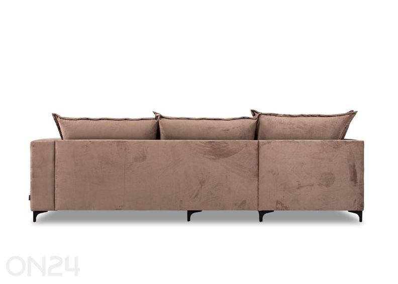 Kulmasohva Chilux vasen kulma, vaaleanruskea kuvasuurennos