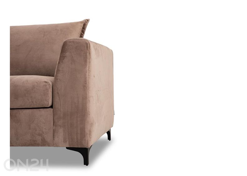 Kulmasohva Chilux vasen kulma, vaaleanruskea kuvasuurennos