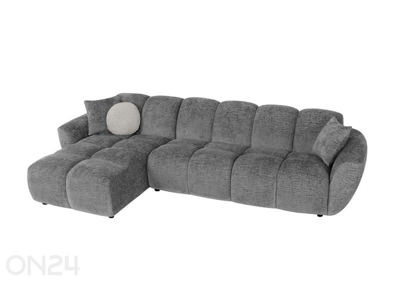 Kulmasohva Curve tummanharmaa kuvasuurennos